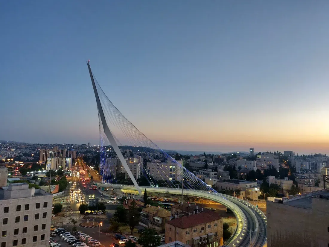 Chords Bridge (Bridge of Strings), Jerusalem