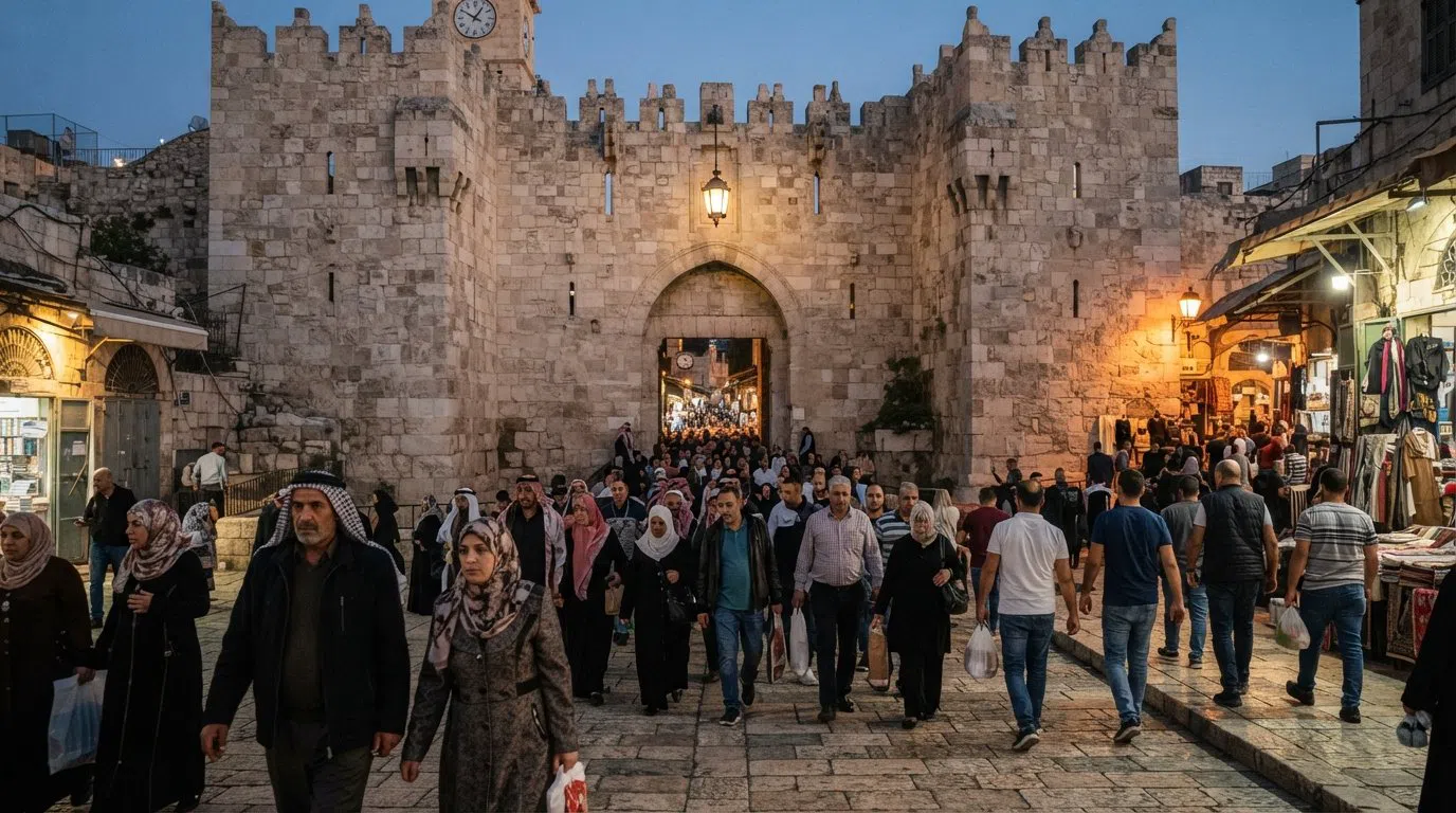 Jerusalén Este, Jerusalén: mercados, lugares de peregrinación y hoteles antiguos