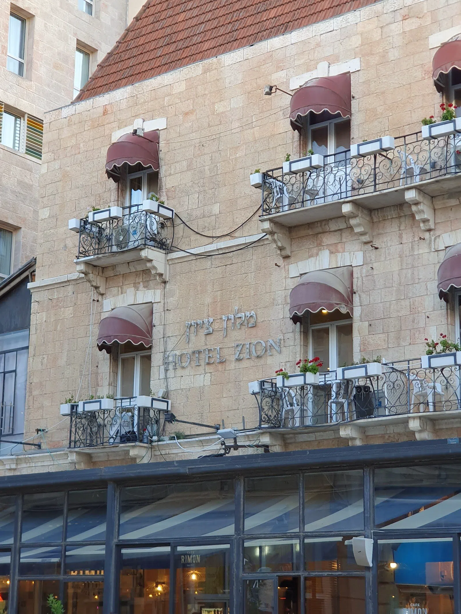 Rooftop Terrace & Pool Bar du Mount Zion Hotel, Jérusalem